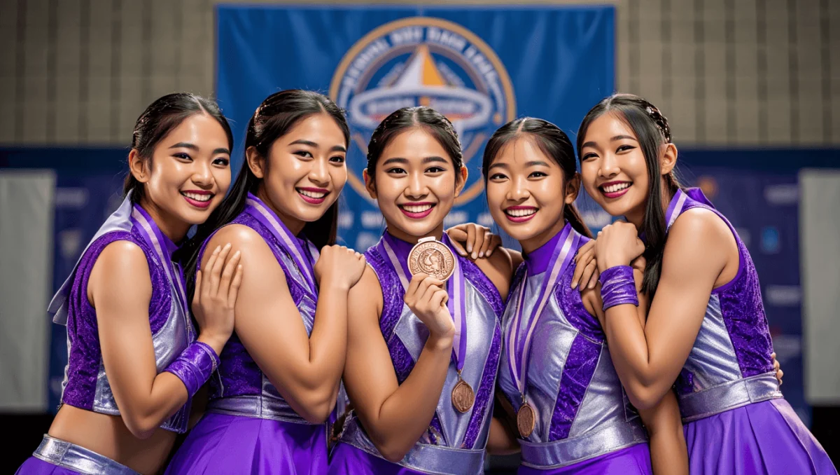El equipo de danza de Cal Poly Andaaz ocupa el tercer lugar a nivel nacional