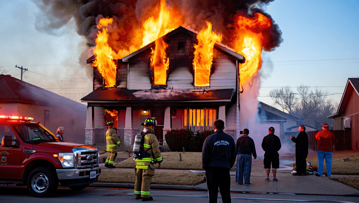Crews battle house fire in Del City