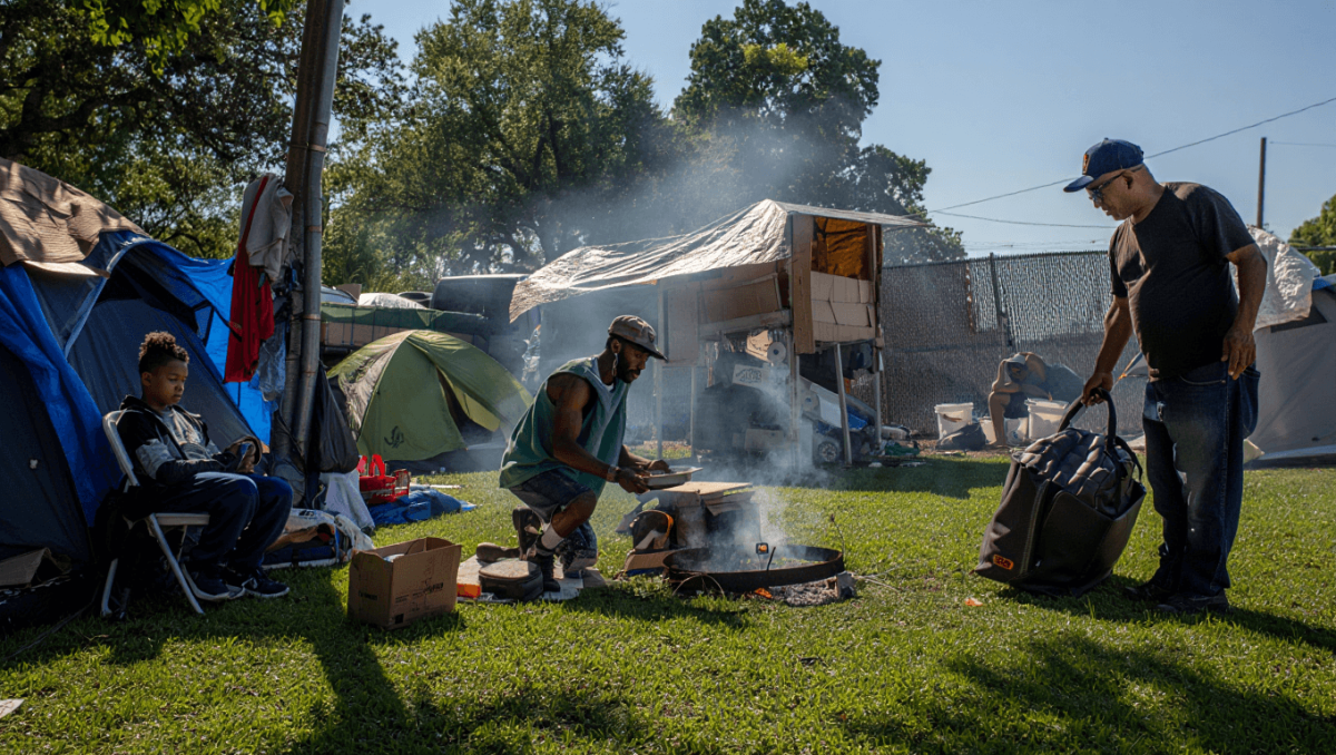 State troopers clear homeless encampment in Norman, Stitt says