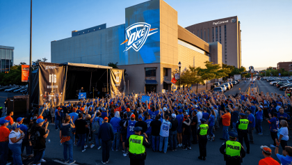 OKC Thunder playoff events kick off with Loud City HQ, fan rallies