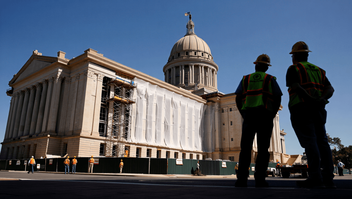 See the progress of construction at the Oklahoma Capitolnews