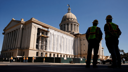 See the progress of construction at the Oklahoma Capitolnews