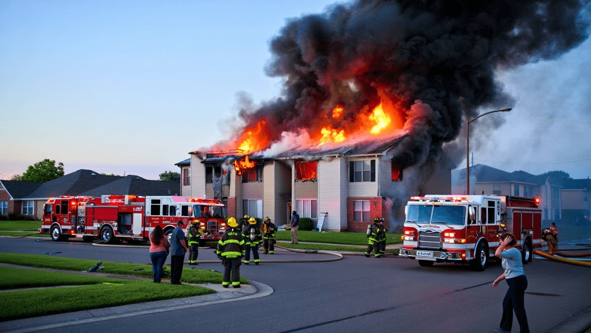 Crews respond to apartment fire in SW Oklahoma City