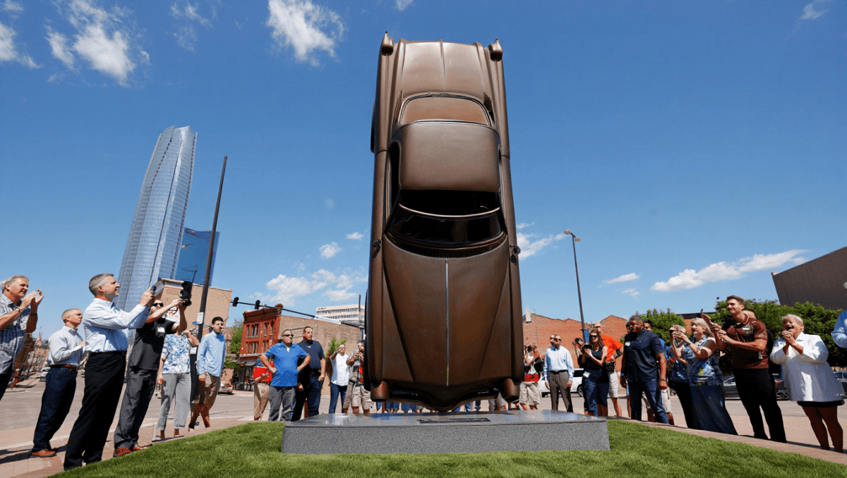Oklahoma City shares sneak peek of Route 66 sculptureLocal