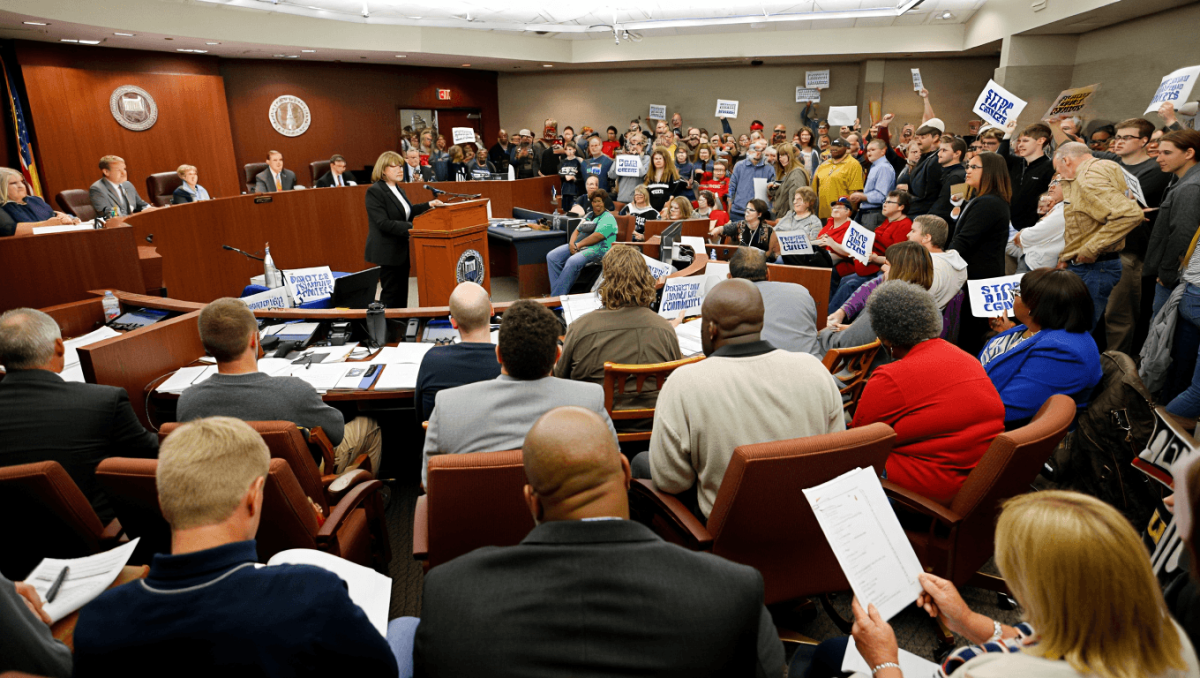 Data center supporters affected by moratorium pack OKC council meeting