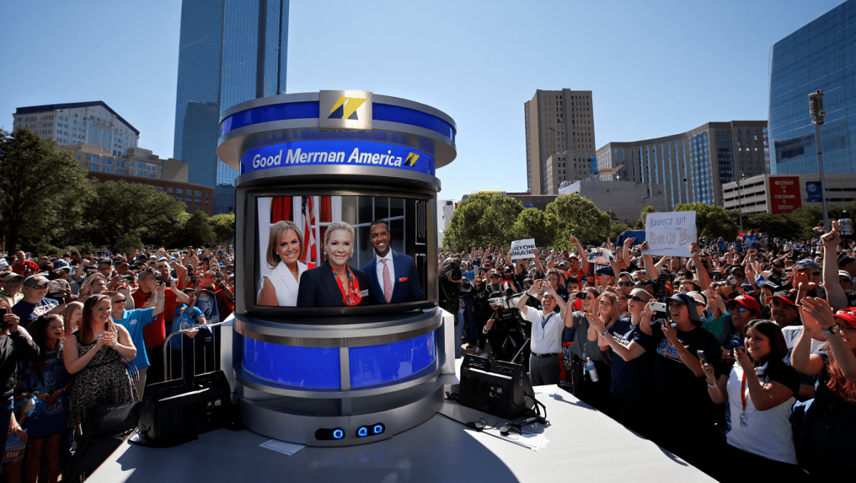 See 'Good Morning America' fans as show films in Oklahoma CityOklahoma City