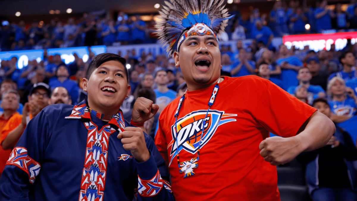 Meet two OKC Thunder superfans whose gameday looks show Indigenous pridelocal