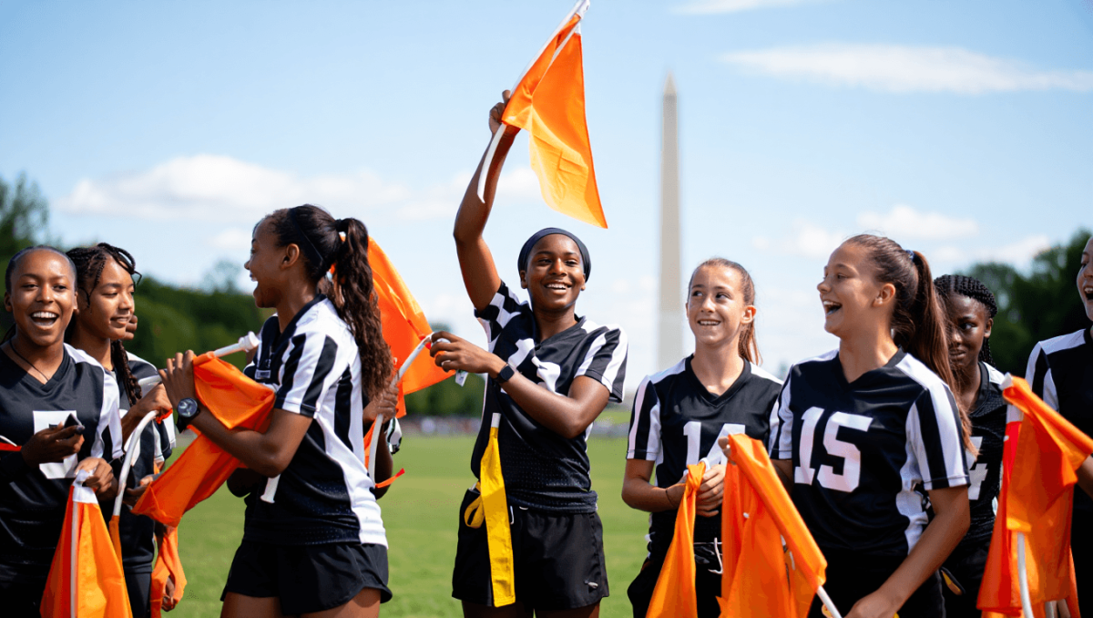 Girls Flag Football Officially Becomes a Sanctioned Varsity Sport in Washington, D.C.