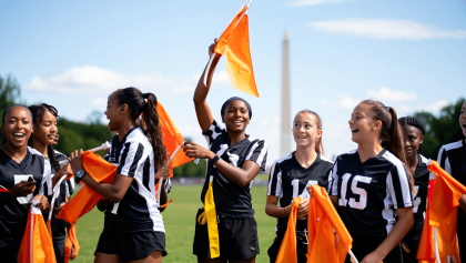 Girls Flag Football Officially Becomes a Sanctioned Varsity Sport in Washington, D.C.