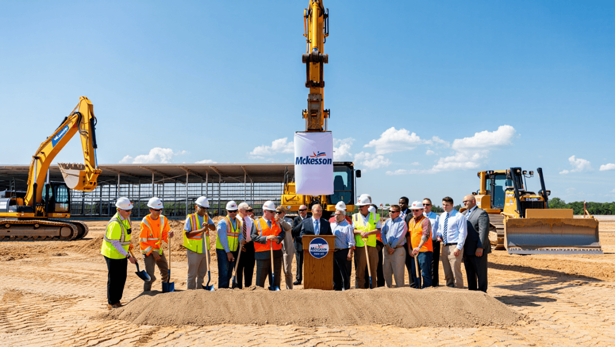 McKesson breaks ground on $179 million Moore distribution center