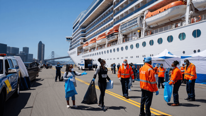 Cruise ship docked in San Francisco hit by norovirus outbreak