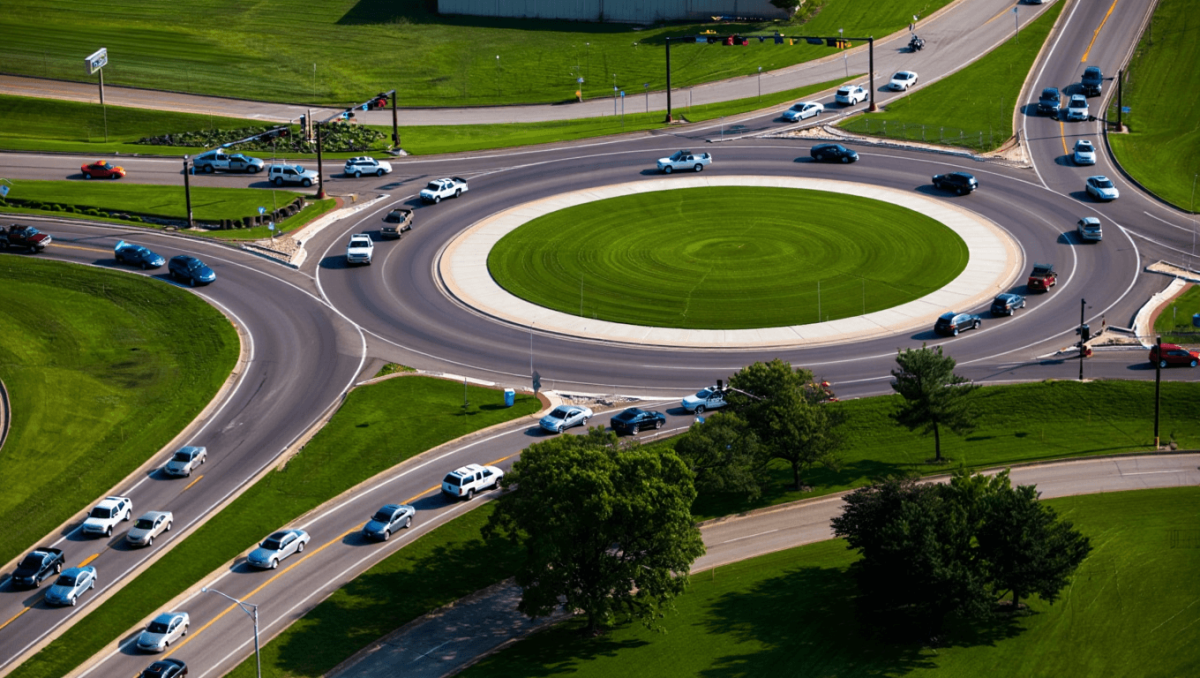 See photos of the peanut, OKC's first double roundabout that's now openOklahoma City