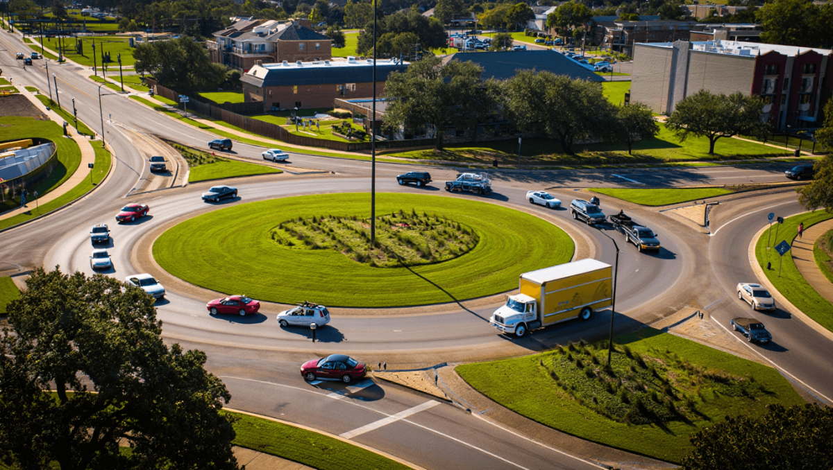See Oklahoma City's first ever double roundabout called 'The Peanut'Oklahoma City