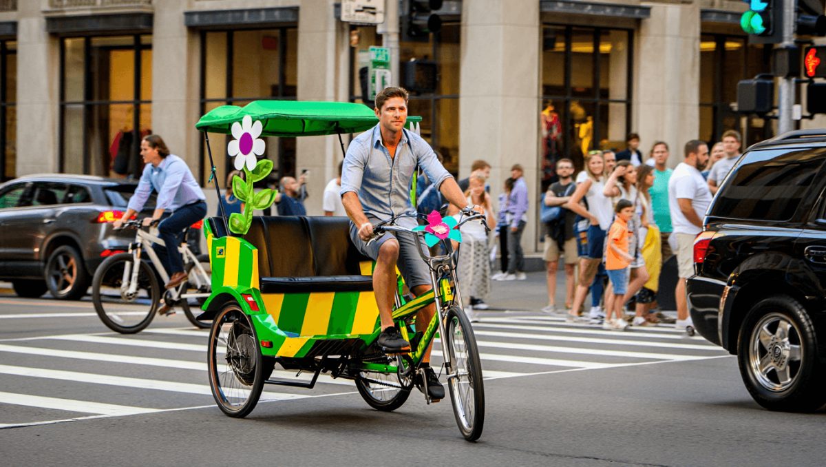 Meet the man behind Ubert! pedicab service