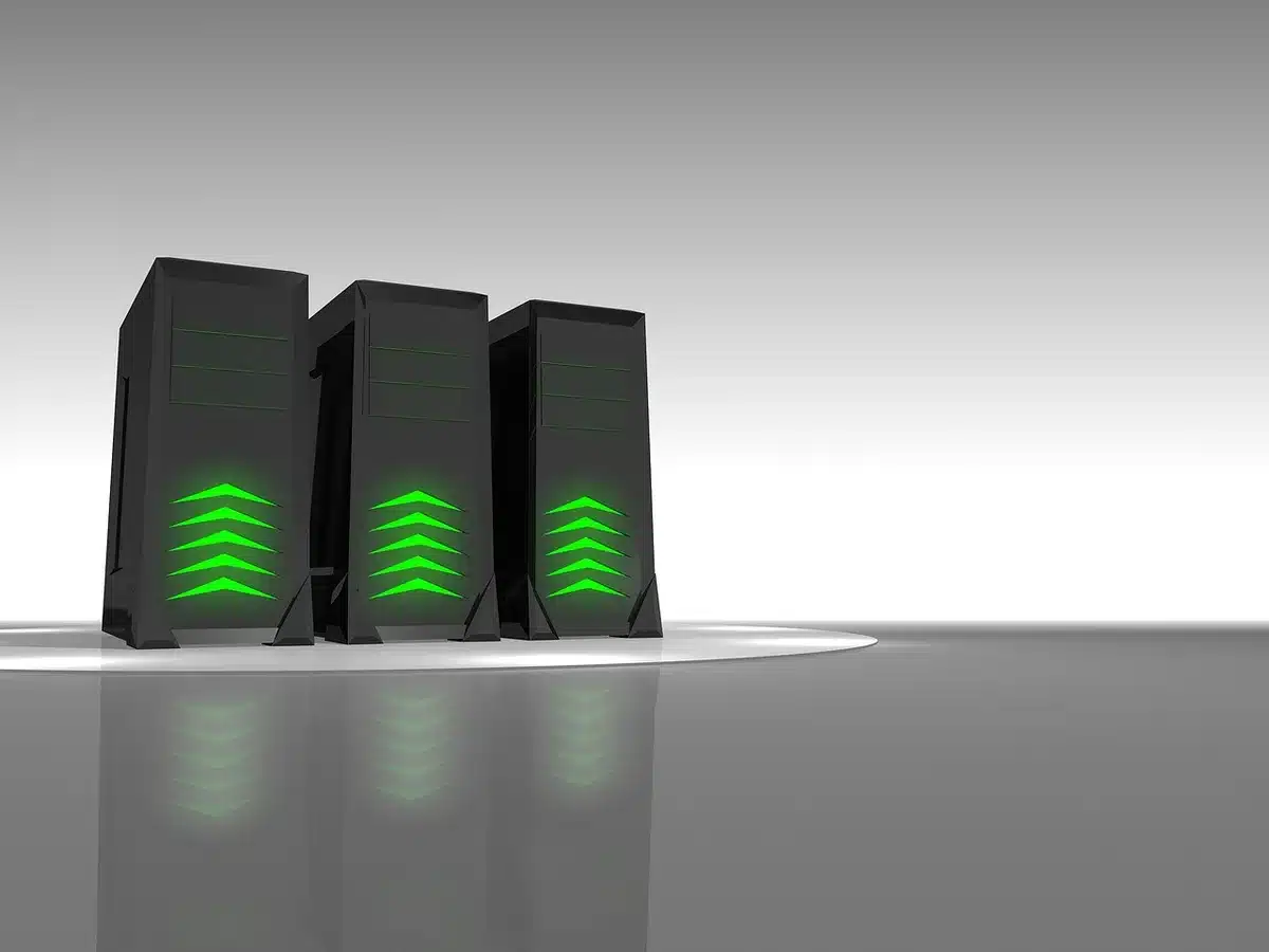 Server infrastructure and network technology representing broadband consolidation