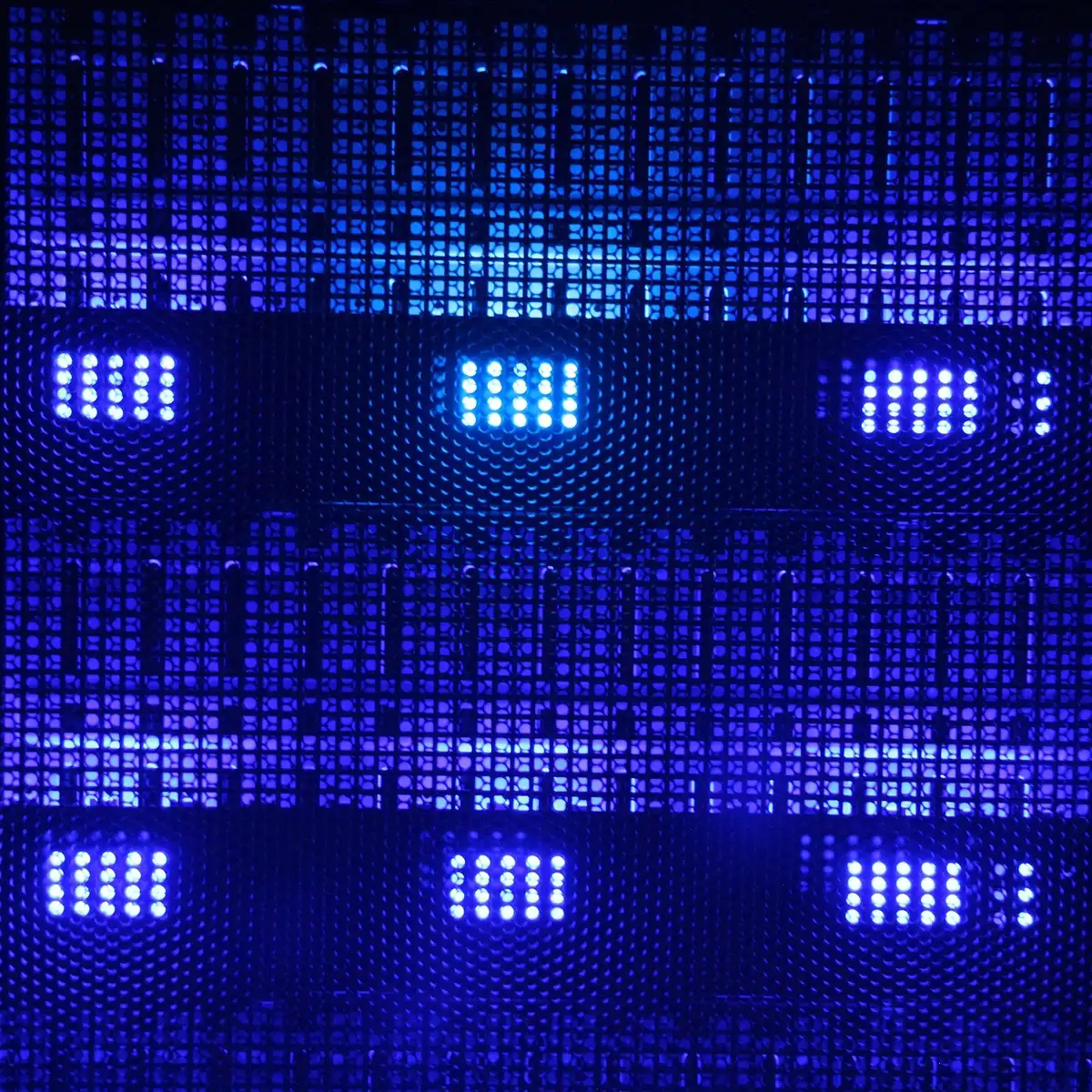 Sichere Datenserver in einem Krankenhaus-Rechenzentrum.