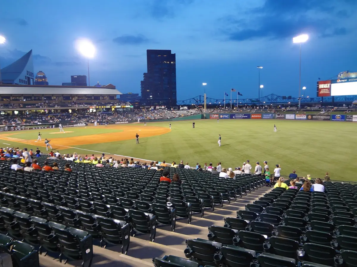 Baseball team members on field showing roster size and player positions