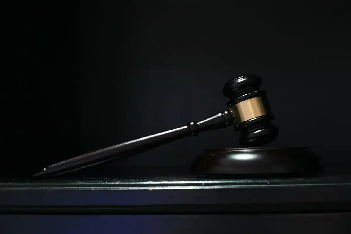 Gavel and legal documents on a desk symbolizing a court ruling