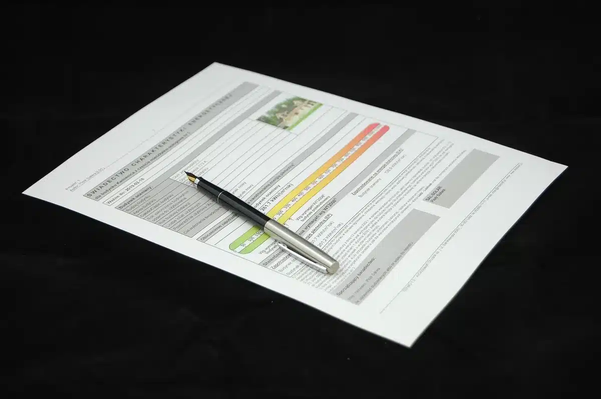 Printed regulatory filing and consumer complaint documents spread on a table