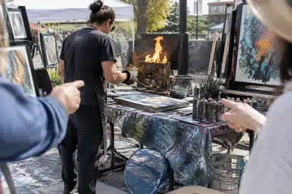 Oklahoma City gunpowder art wows crowds at Ignite festival