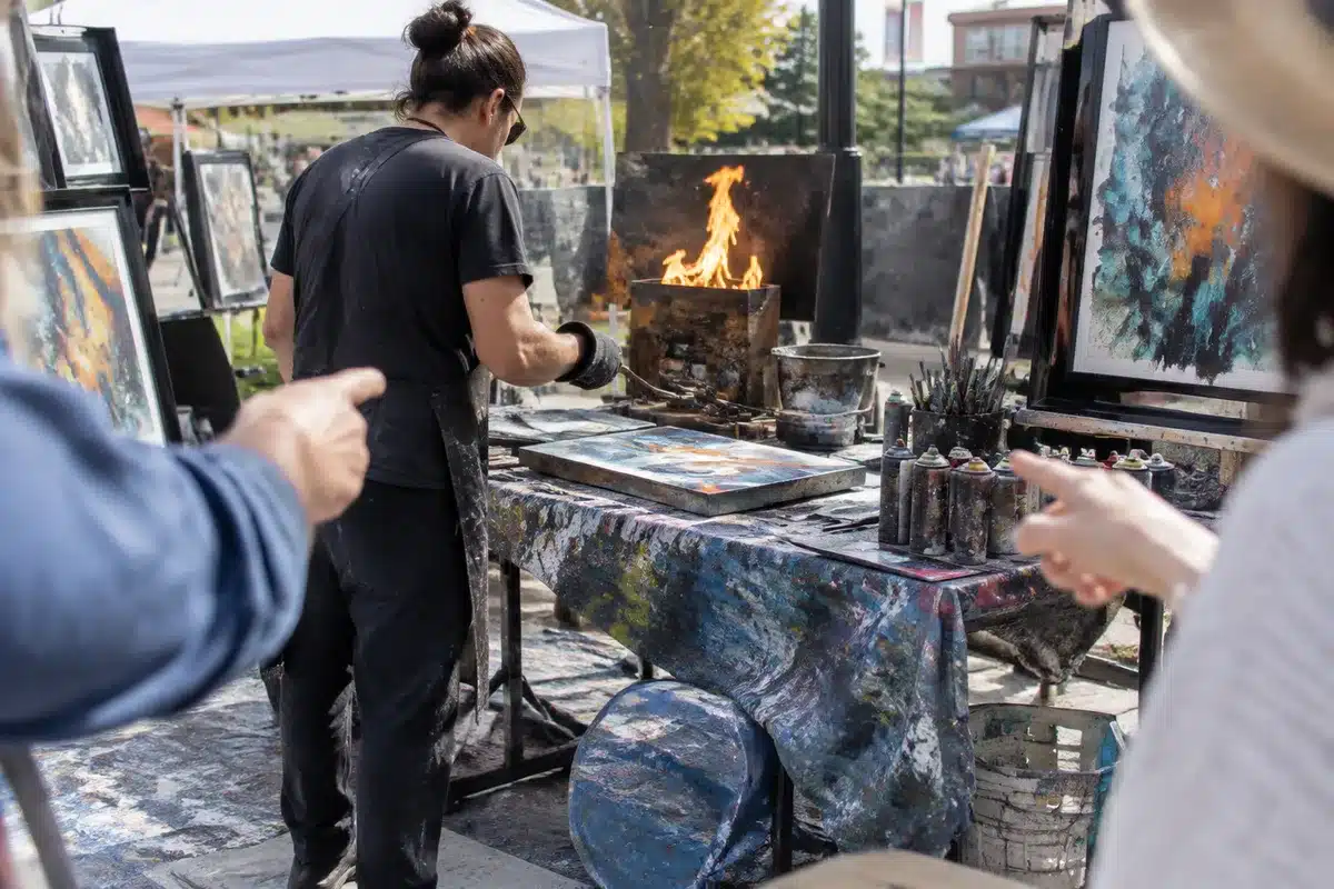 Oklahoma City gunpowder art wows crowds at Ignite festival